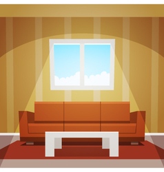 An empty room interior Royalty Free Vector Image