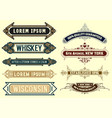 Banner set vector image
