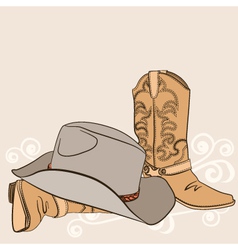 Cowboy boots Cowboy boots vector image