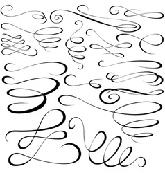 Calligraph Elements vector image