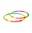 Icon hula hoop Icon hula hoop vector image