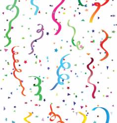 Falling confetti vector image