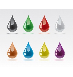 Drops vector image