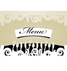 Restaurant Menu Card vector image