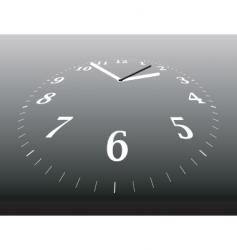 Clock distant vector image
