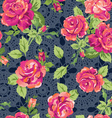 Classic lace roses vector image