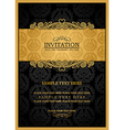 Vintage background antique victorian ornament vector image
