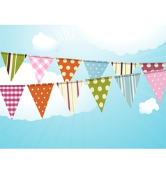 Flags background vector image