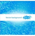 Deep blue water abstract background vector image