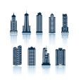 Buildings silhouettes vector image