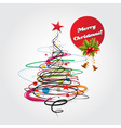 Abstract christmas celebration card vector image