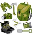 Object travel vector image