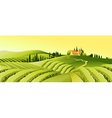 Rural landscape Rural landscape vector image