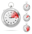 Timers set vector image