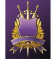 Three swords vector image