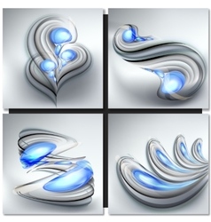Set of abstract gray backgrounds Set of abstract gray backgrounds vector image