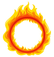 A fireball vector image