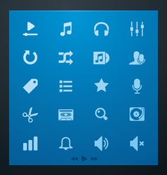 Universal glyphs vector image