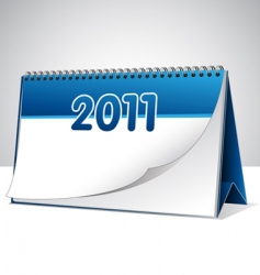 Blank calendar vector image
