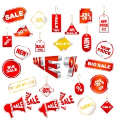 Sale icons vector image
