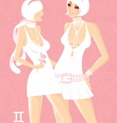 Gemini vector image