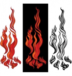 Fire vector image