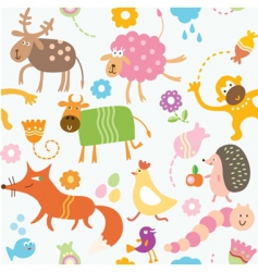 Cartoon animals vector image
