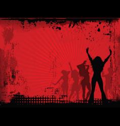 Grunge party vector image