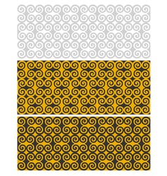 Circle spiral pattern background vector image