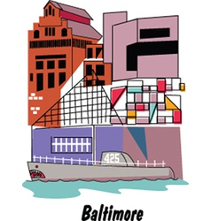Baltimore vector image