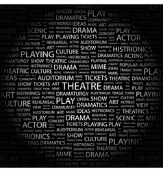 THEATRE vector image