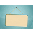 Hanging sign vector image