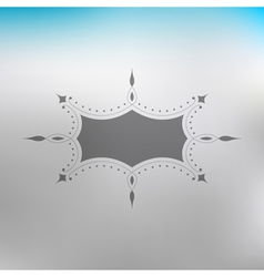 Flourishes Calligraphic Frame Template Flourishes Calligraphic Frame Template vector image