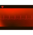 Abstract heart beats cardiogram EPS 8 vector image