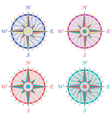 Compasses vector image
