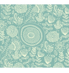 Floral background vector image
