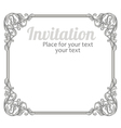 Vintage frame vector image