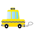 Cartoon car taxi vector image