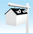 Home real estate yard sign vector image