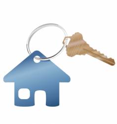 House key ring vector image