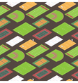 Sport fields seamless pattern vector image