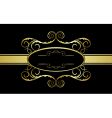 Floral banner vector image