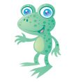 Happy frog vector image