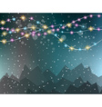 Christmas Lights Background for your seasonal Christmas Lights Background for your seasonal vector image