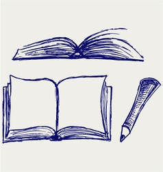 Books vector image