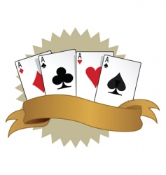Playing cards vector image