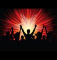 Party crowd vector image