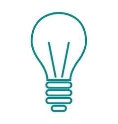 Light lamp sign icon electricity idea energy power vector image