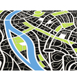 Abstract city map vector image