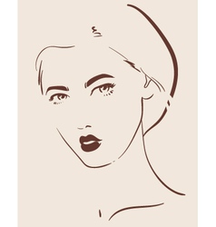 Beautiful woman Beautiful woman vector image